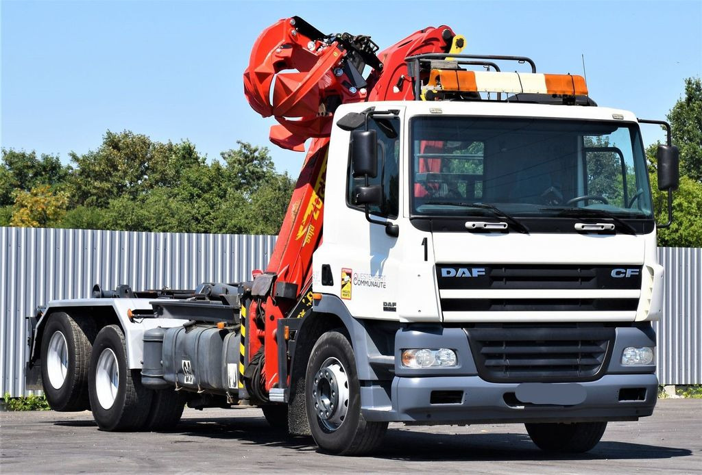DAF CF 85.340 * ABROLLKIPPER + KRAN - Hook lift truck, Crane truck: picture 3 DAF CF 85.340 * ABROLLKIPPER + KRAN - Hook lift truck, Crane truck: picture 3