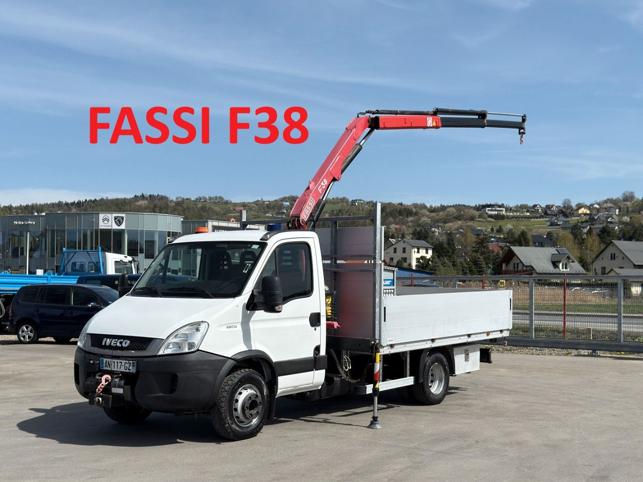 Iveco Daily 65C14 Pritsche 3,75 m FASSI F38 A.22 - Flatbed van: picture 1 Iveco Daily 65C14 Pritsche 3,75 m FASSI F38 A.22 - Flatbed van: picture 1