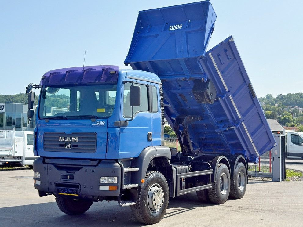 MAN TGA 33.350 * BORDMATIC *6x4 * TOPZUSTAND - Tipper, Crane truck: picture 3 MAN TGA 33.350 * BORDMATIC *6x4 * TOPZUSTAND - Tipper, Crane truck: picture 3