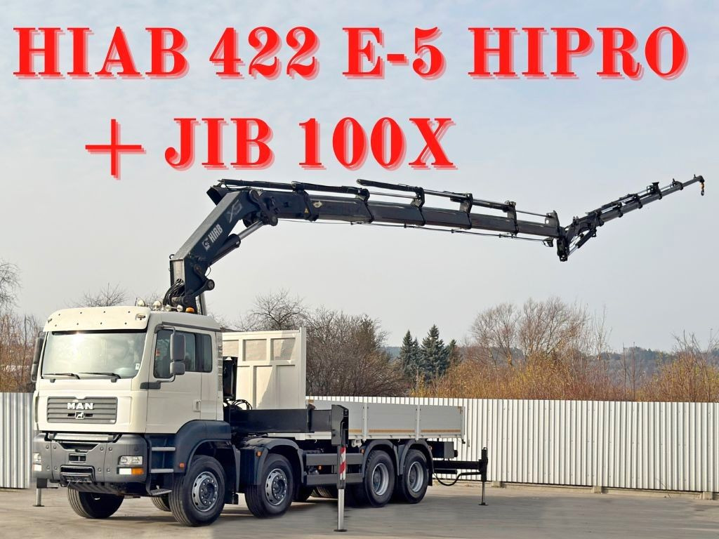 MAN TGA 35.430 * HIAB 422 E - 5 HIPRO + JIB 100X - Crane truck: picture 1 MAN TGA 35.430 * HIAB 422 E - 5 HIPRO + JIB 100X - Crane truck: picture 1