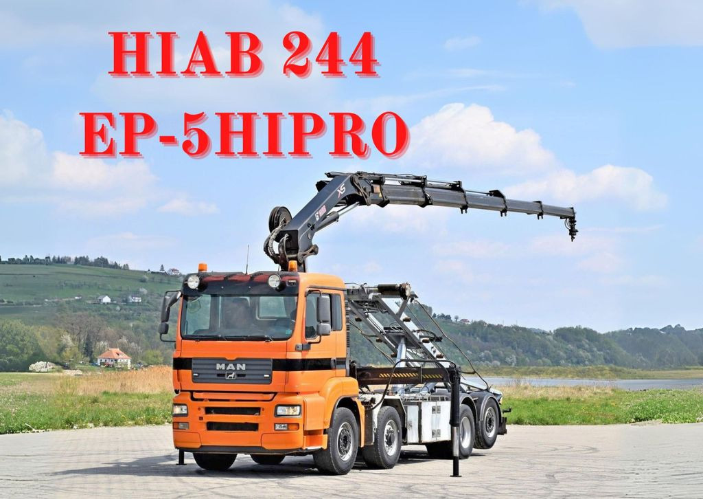 MAN TGA 35.480 Abrollkipper*KRAN /FUNK - Crane truck, Cable system truck: picture 1 MAN TGA 35.480 Abrollkipper*KRAN /FUNK - Crane truck, Cable system truck: picture 1