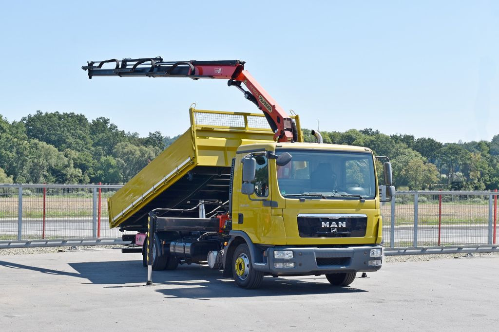 MAN TGL 12.220 Kipper 5,05 m + PK 8501 B *TOPZUSTAND - Crane truck, Tipper: picture 2 MAN TGL 12.220 Kipper 5,05 m + PK 8501 B *TOPZUSTAND - Crane truck, Tipper: picture 2