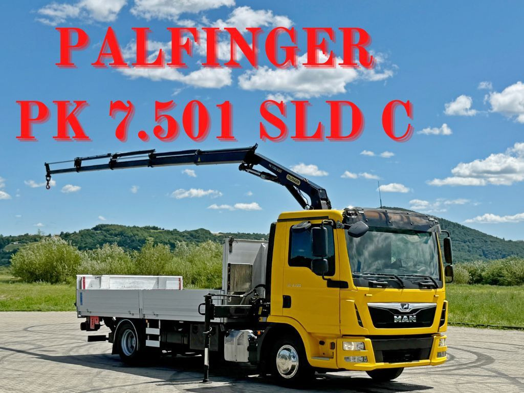 MAN TGL 12.220* PK 7.501 SLD C + FUNK + LIFT*TO - Crane truck: picture 1 MAN TGL 12.220* PK 7.501 SLD C + FUNK + LIFT*TO - Crane truck: picture 1