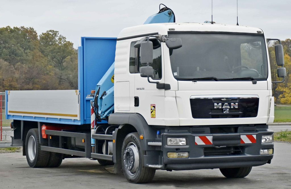 MAN TGM 18.250* PRITSCHE 4,80m* PK 12080 KA/FUNK*TOP - Crane truck, Dropside/ Flatbed truck: picture 3 MAN TGM 18.250* PRITSCHE 4,80m* PK 12080 KA/FUNK*TOP - Crane truck, Dropside/ Flatbed truck: picture 3