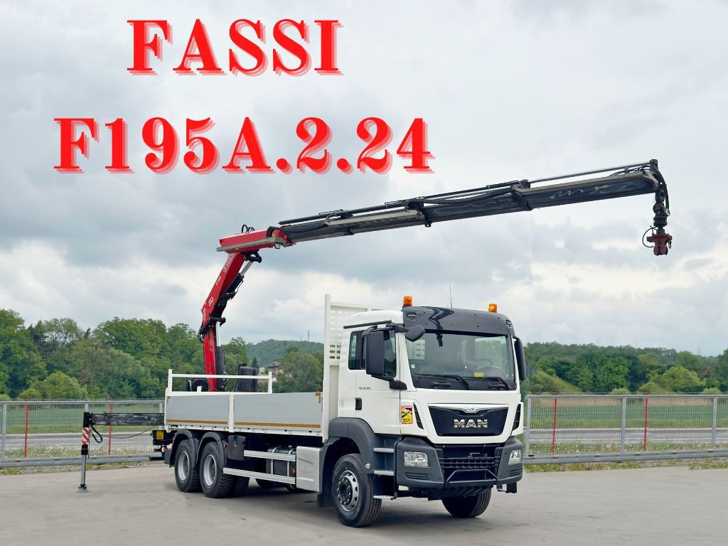 MAN TGS 26.360* FASSI F195A.2.24 / FUNK * 6x4 * TOP - Crane truck: picture 1 MAN TGS 26.360* FASSI F195A.2.24 / FUNK * 6x4 * TOP - Crane truck: picture 1