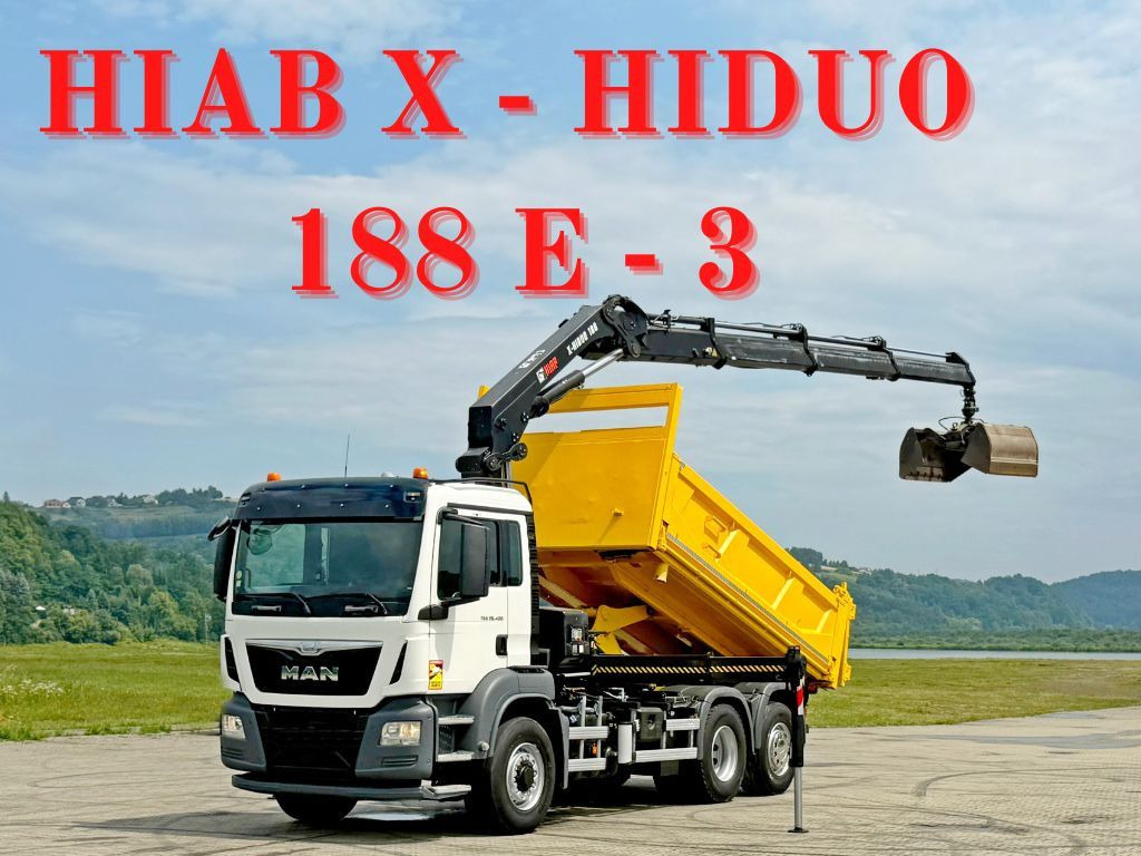MAN TGS 26.400 * HIAB X-HIDUO 188 E-3 + FUNK * 6x4 - Crane truck: picture 1 MAN TGS 26.400 * HIAB X-HIDUO 188 E-3 + FUNK * 6x4 - Crane truck: picture 1