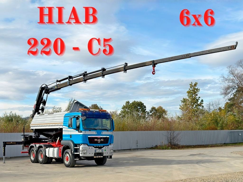 MAN TGS 26.480 * HIAB 220 - C5 + FUNK / 6x6 - Crane truck: picture 1 MAN TGS 26.480 * HIAB 220 - C5 + FUNK / 6x6 - Crane truck: picture 1