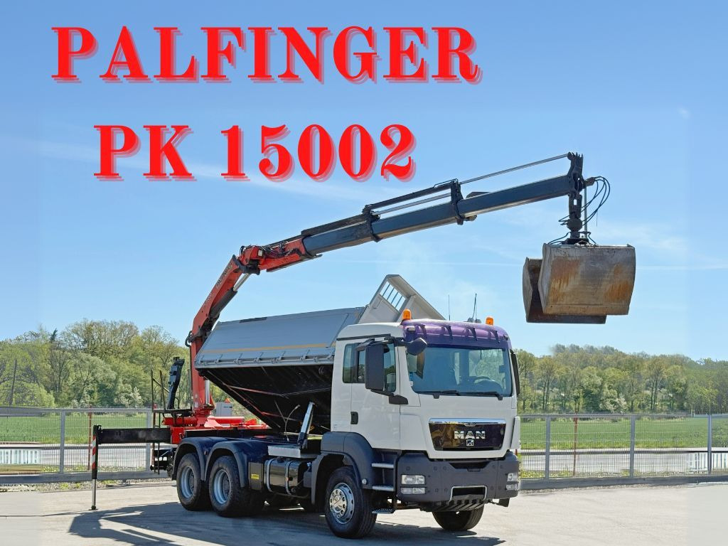 MAN TGS 33.360*KIPPER 4,95 m *PK 15002 * 6x4 - Tipper, Crane truck: picture 1 MAN TGS 33.360*KIPPER 4,95 m *PK 15002 * 6x4 - Tipper, Crane truck: picture 1