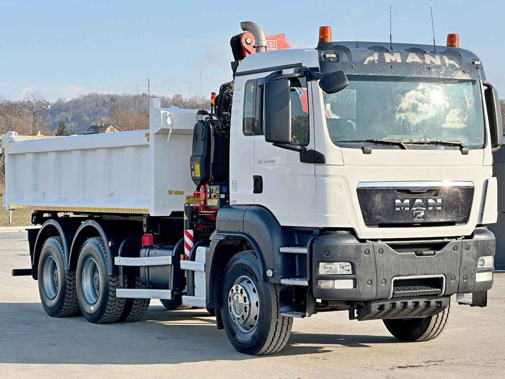 MAN TGS 33.440 * FASSI F155A.0.22/ FUNK *6x4 - Tipper, Crane truck: picture 4 MAN TGS 33.440 * FASSI F155A.0.22/ FUNK *6x4 - Tipper, Crane truck: picture 4