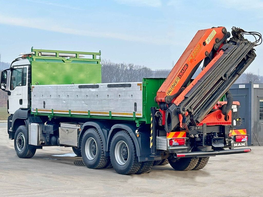 Crane truck, Tipper MAN TGS 33.480*KIPPER 5,70m * PK 23002 + FUNK * 6x4: picture 6