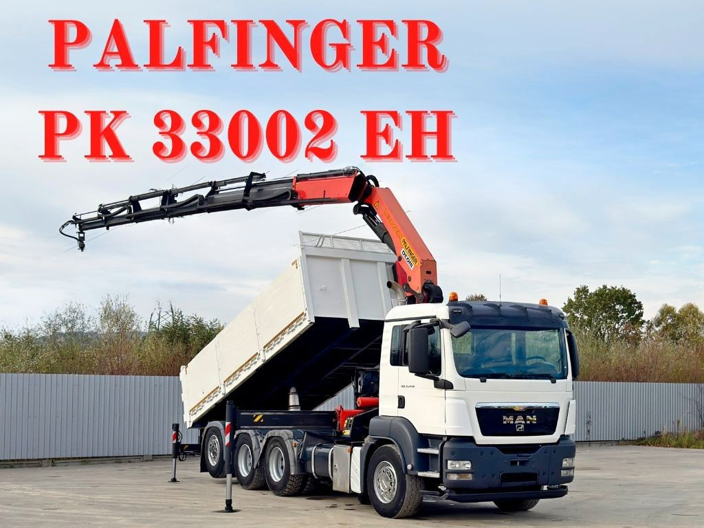 MAN TGS 35.440 * PALFINGER PK 33002 EH +FUNK / 8x4 - Crane truck: picture 1 MAN TGS 35.440 * PALFINGER PK 33002 EH +FUNK / 8x4 - Crane truck: picture 1