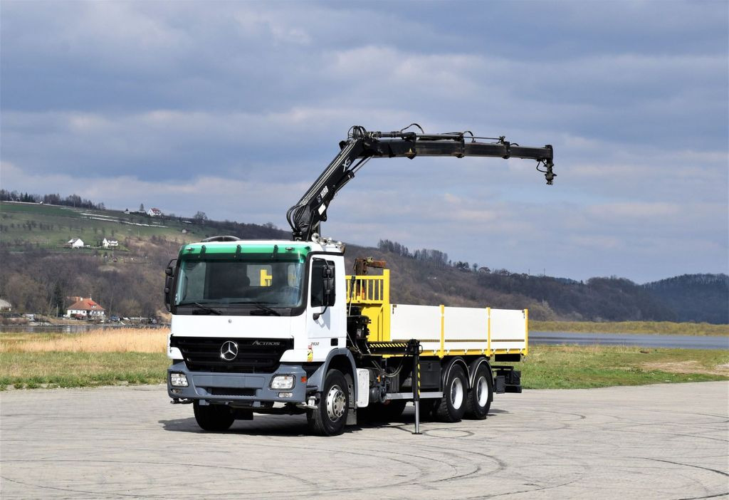 Mercedes-Benz ACTROS 2632 * HIAB 144B-3HIDUO+FUNK / 6x4 - Crane truck, Dropside/ Flatbed truck: picture 2 Mercedes-Benz ACTROS 2632 * HIAB 144B-3HIDUO+FUNK / 6x4 - Crane truck, Dropside/ Flatbed truck: picture 2