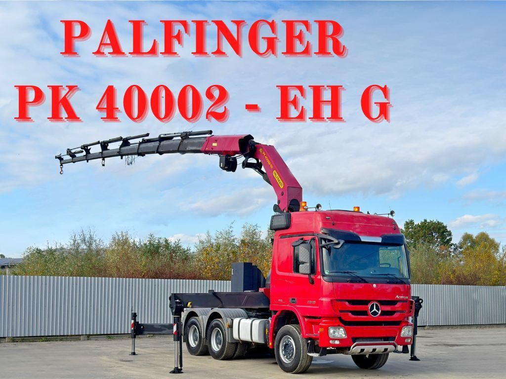 Mercedes-Benz ACTROS 2646 * PK 40002 - EH G + FUNK / 6x4 * TOP - Crane truck: picture 1 Mercedes-Benz ACTROS 2646 * PK 40002 - EH G + FUNK / 6x4 * TOP - Crane truck: picture 1