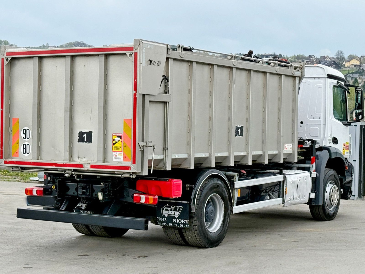 Tipper, Crane truck Mercedes-Benz AROCS 1830* KIPPER 5,00m * PK 7.501 SLD A + FUNK: picture 8