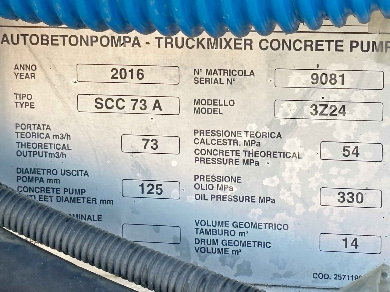 New Mixer pump truck Mercedes-Benz AROCS 3743 * Betonpumpe + FUNK * 8x4 * TOP: picture 12