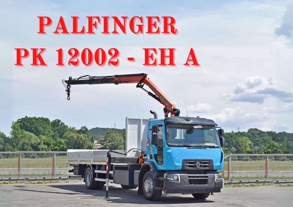 Renault C 320 * PK 12002 EH A + FUNK * TOPZUSTAND - Crane truck, Dropside/ Flatbed truck: picture 1 Renault C 320 * PK 12002 EH A + FUNK * TOPZUSTAND - Crane truck, Dropside/ Flatbed truck: picture 1