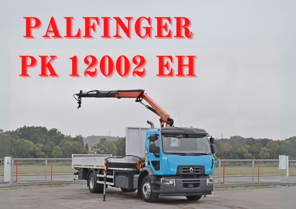 Renault C 320 * PK 12002 EH A + FUNK * TOPZUSTAND - Crane truck, Dropside/ Flatbed truck: picture 1 Renault C 320 * PK 12002 EH A + FUNK * TOPZUSTAND - Crane truck, Dropside/ Flatbed truck: picture 1
