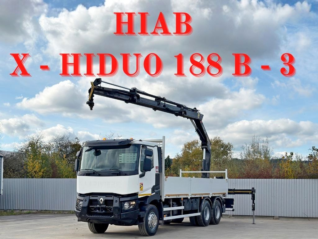 Renault C 380* HIAB X-HIDUO 188 B-3/FUNK*6x4 - Crane truck: picture 1 Renault C 380* HIAB X-HIDUO 188 B-3/FUNK*6x4 - Crane truck: picture 1