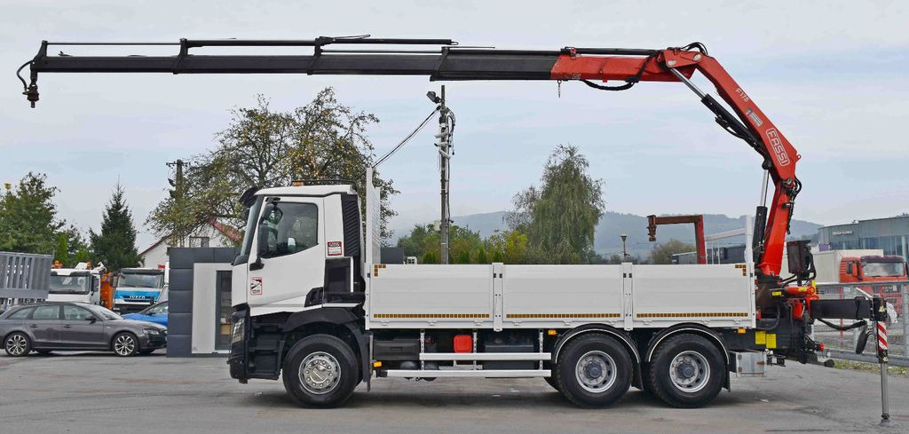 Renault C 380*PRITSCHE 5,45m*FASSI F175A.0.22+ FUNK/6x4 - Crane truck, Dropside/ Flatbed truck: picture 5 Renault C 380*PRITSCHE 5,45m*FASSI F175A.0.22+ FUNK/6x4 - Crane truck, Dropside/ Flatbed truck: picture 5