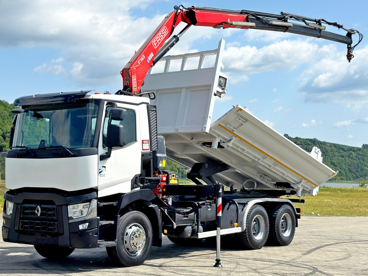 Renault C 430 * FASSI F165A.0.23 + FUNK * 6x4 - Tipper, Crane truck: picture 3 Renault C 430 * FASSI F165A.0.23 + FUNK * 6x4 - Tipper, Crane truck: picture 3