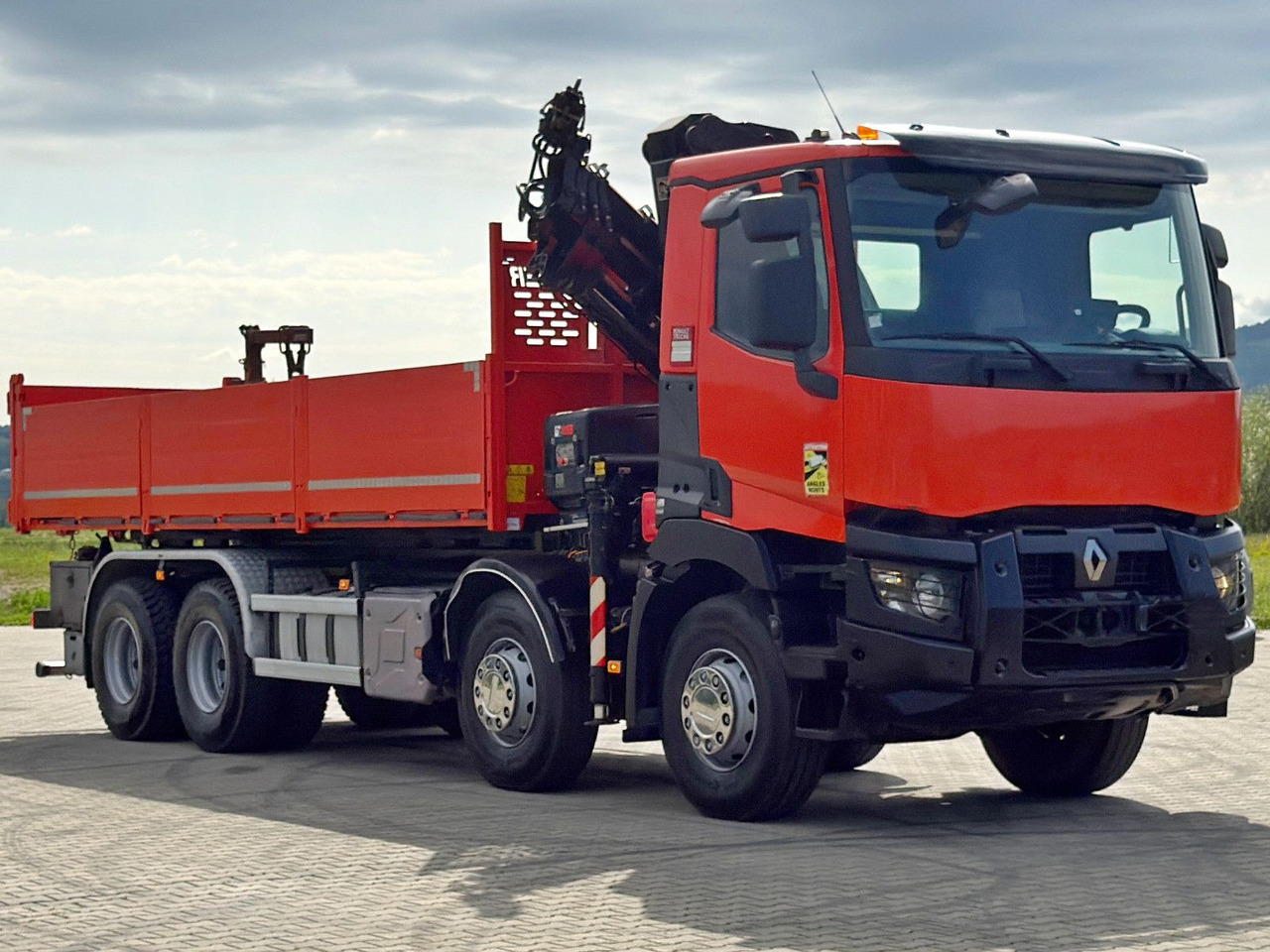 Renault C 430 *KIPPER 6,80m* HIAB X-HIDUO 188 ES-4 * 8x4 - Tipper, Crane truck: picture 3 Renault C 430 *KIPPER 6,80m* HIAB X-HIDUO 188 ES-4 * 8x4 - Tipper, Crane truck: picture 3