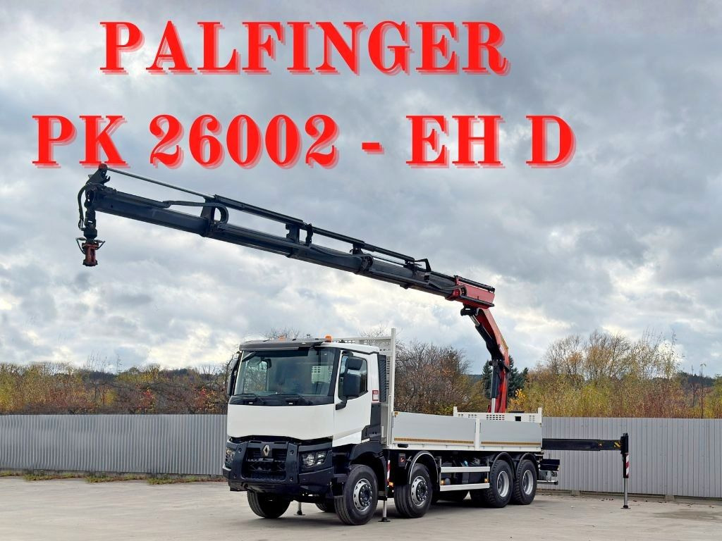 Renault C430 * PALFINGER PK 26002 - EHD + FUNK/ 8x4 - Crane truck: picture 1 Renault C430 * PALFINGER PK 26002 - EHD + FUNK/ 8x4 - Crane truck: picture 1