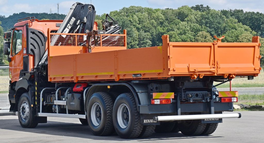 Crane truck, Tipper Renault K 430 * HIAB 144 B-3 HIDUO + FUNK / 6x4: picture 7