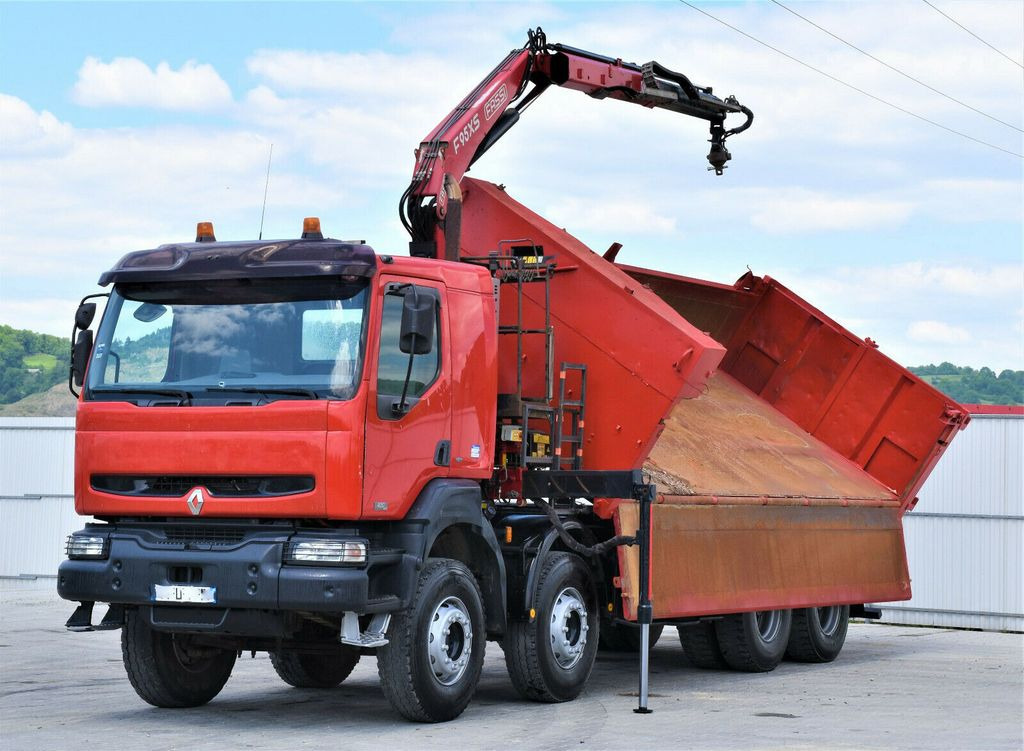 Renault KERAX 420 DCI Kipper 6,30m+FASSI F95AXS.21+FUNK - Crane truck, Tipper: picture 5 Renault KERAX 420 DCI Kipper 6,30m+FASSI F95AXS.21+FUNK - Crane truck, Tipper: picture 5
