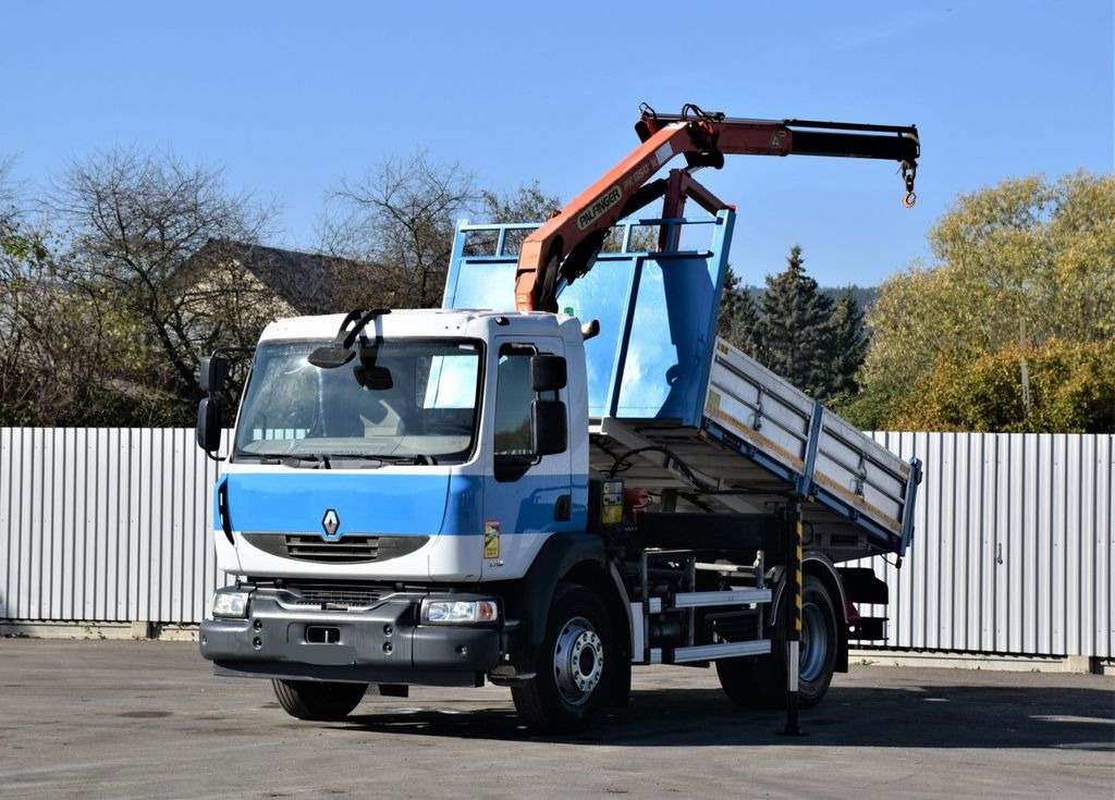 Renault MIDLUM 270 DXI *TIPPER 3,50m *PK 8501-K/FUNK - Tipper, Crane truck: picture 1 Renault MIDLUM 270 DXI *TIPPER 3,50m *PK 8501-K/FUNK - Tipper, Crane truck: picture 1