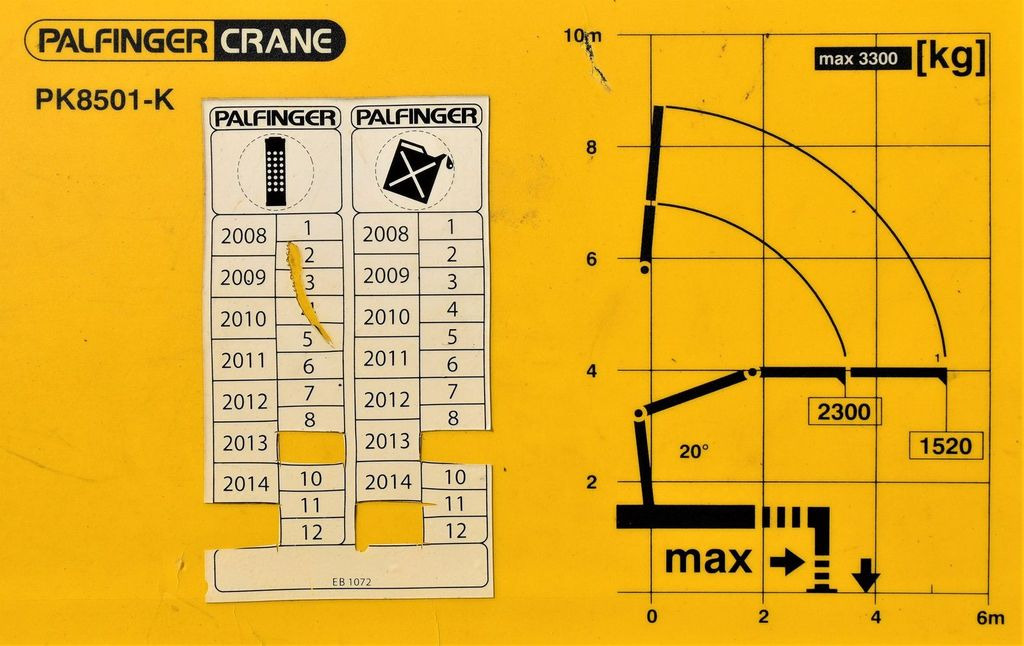 Crane truck, Tipper Renault MIDLUM 270 DXI *TIPPER 3,50m *PK 8501-K/FUNK Renault MIDLUM 270 DXI *TIPPER 3,50m *PK 8501-K/FUNK: picture 8