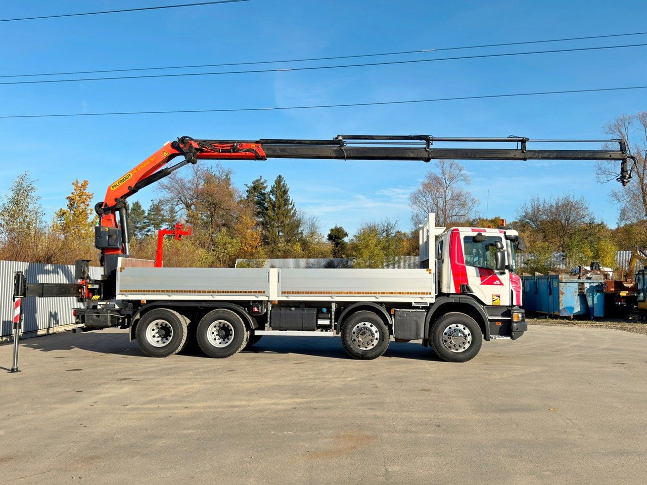 Scania P 450* PRITSCHE 6,90m * PK 23002- SH C FUNK *8x4 - Crane truck: picture 5 Scania P 450* PRITSCHE 6,90m * PK 23002- SH C FUNK *8x4 - Crane truck: picture 5