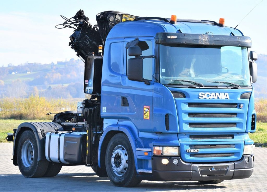 Scania R420 * Sattelzugmaschine + PM SERIE 25/FUNK *TOP - Crane truck: picture 4 Scania R420 * Sattelzugmaschine + PM SERIE 25/FUNK *TOP - Crane truck: picture 4