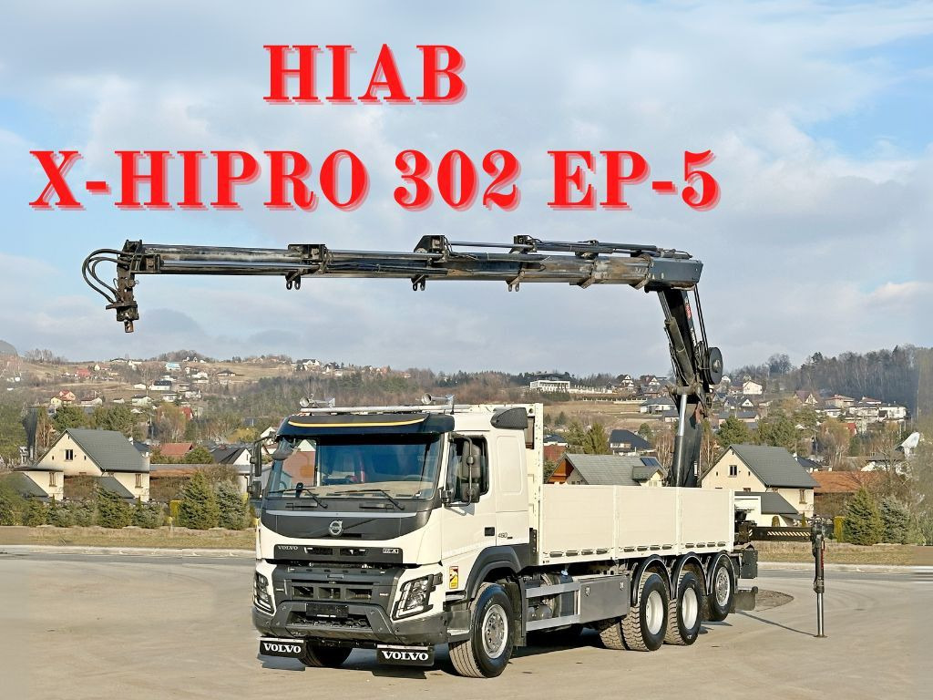 Volvo FMX 460 HIAB X - HIPRO 302 EP - 5 + FUNK/ 8x4 Volvo FMX 460 HIAB X - HIPRO 302 EP - 5 + FUNK/ 8x4 - Crane truck, Dropside/ Flatbed truck: picture 1 Volvo FMX 460 HIAB X - HIPRO 302 EP - 5 + FUNK/ 8x4 Volvo FMX 460 HIAB X - HIPRO 302 EP - 5 + FUNK/ 8x4 - Crane truck, Dropside/ Flatbed truck: picture 1