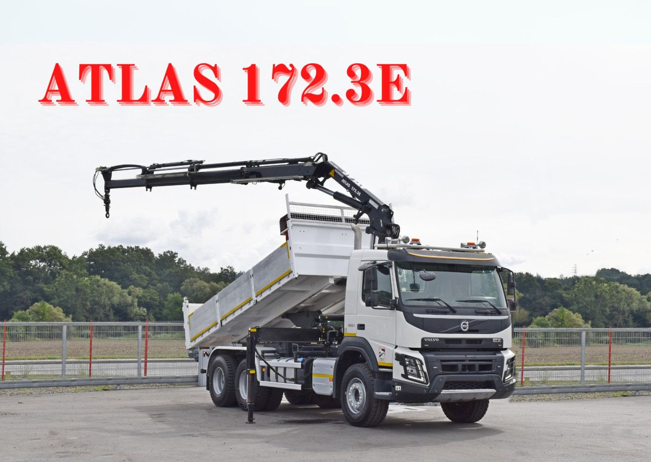 Volvo FMX 460 Kipper 5,40m *ATLAS 172.3E/FUNK *6x4 - Crane truck: picture 1 Volvo FMX 460 Kipper 5,40m *ATLAS 172.3E/FUNK *6x4 - Crane truck: picture 1
