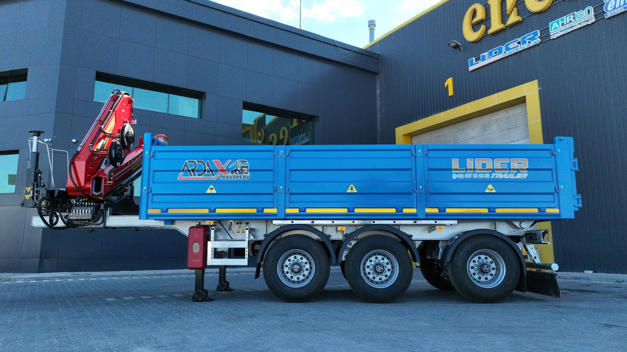 New Tipper semi-trailer for transportation of timber LIDER 2025 MODELS YEAR NEW (MANUFACTURER COMPANY LIDER TRAILER & TANKER: picture 9