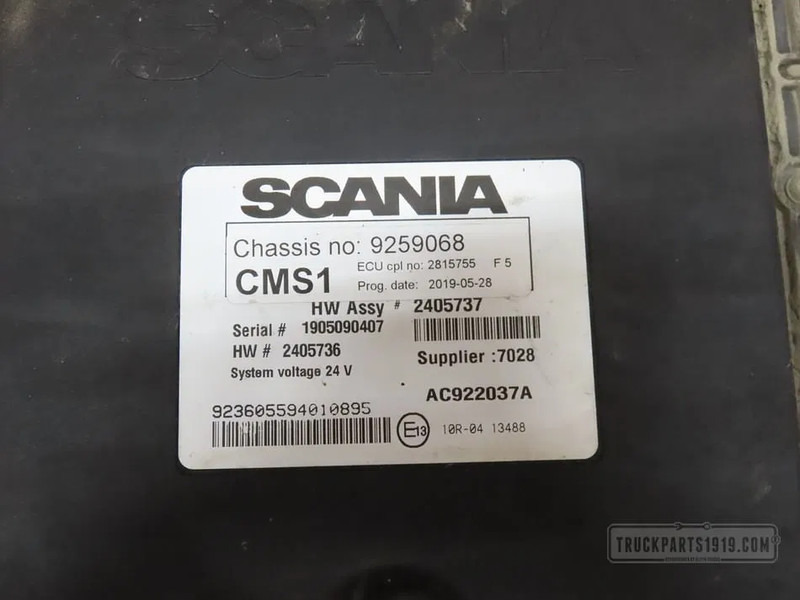 Scania 2815755 CMS1 regeleenheid - ECU for Truck: picture 2 Scania 2815755 CMS1 regeleenheid - ECU for Truck: picture 2