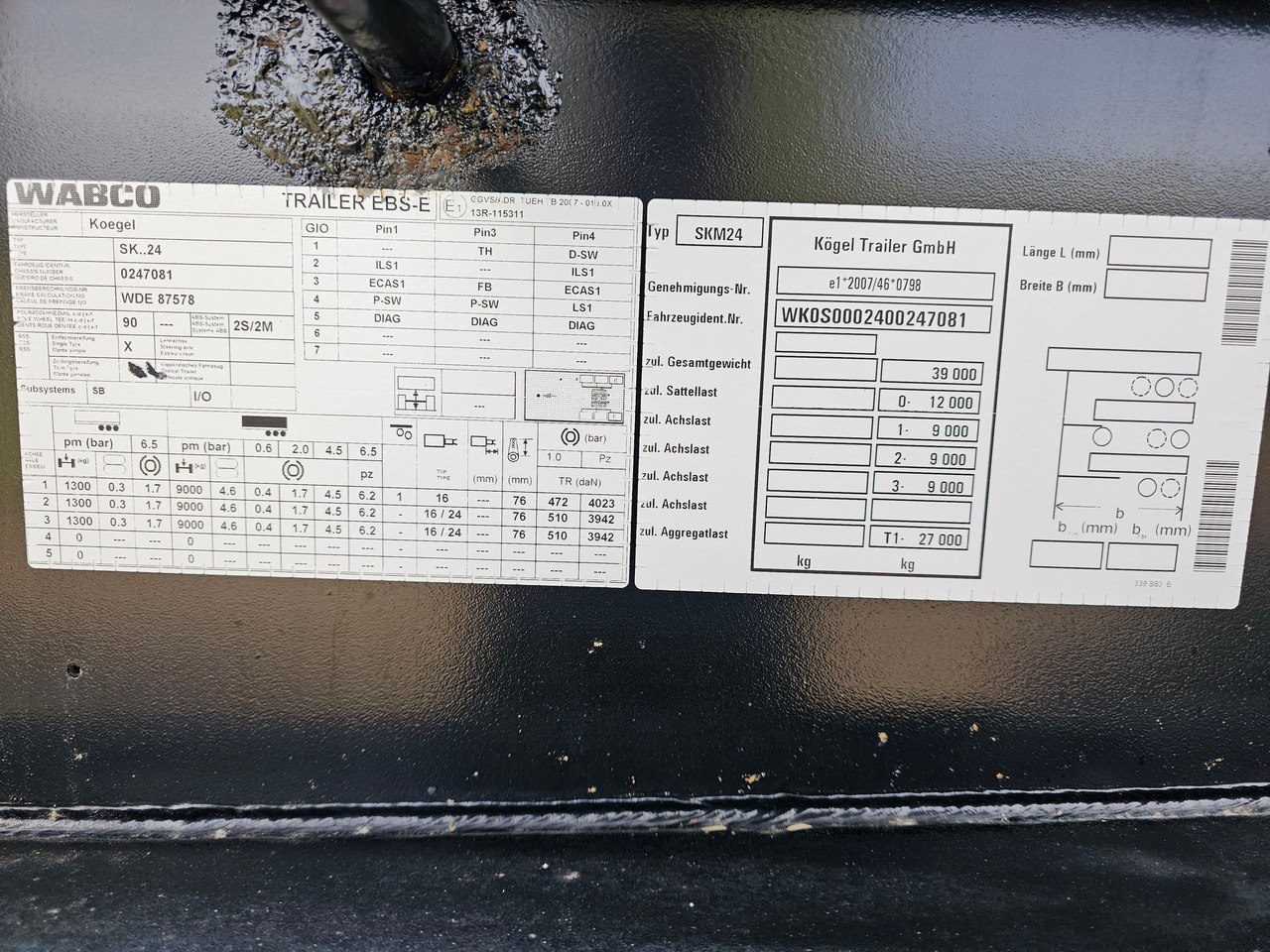 Tipper semi-trailer Kögel SKM24: picture 15