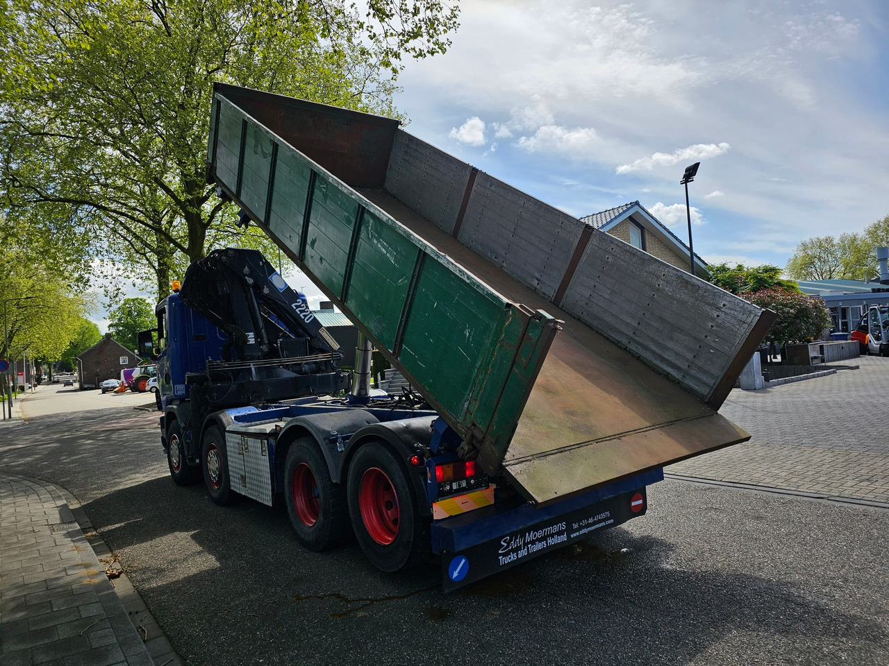 Crane truck Scania R 124G 420 8x2: picture 19