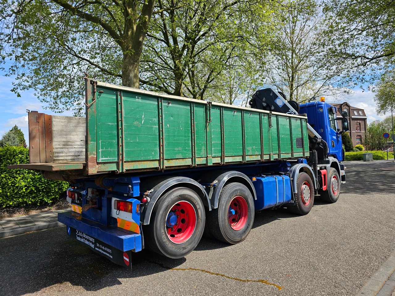 Crane truck Scania R 124G 420 8x2: picture 8