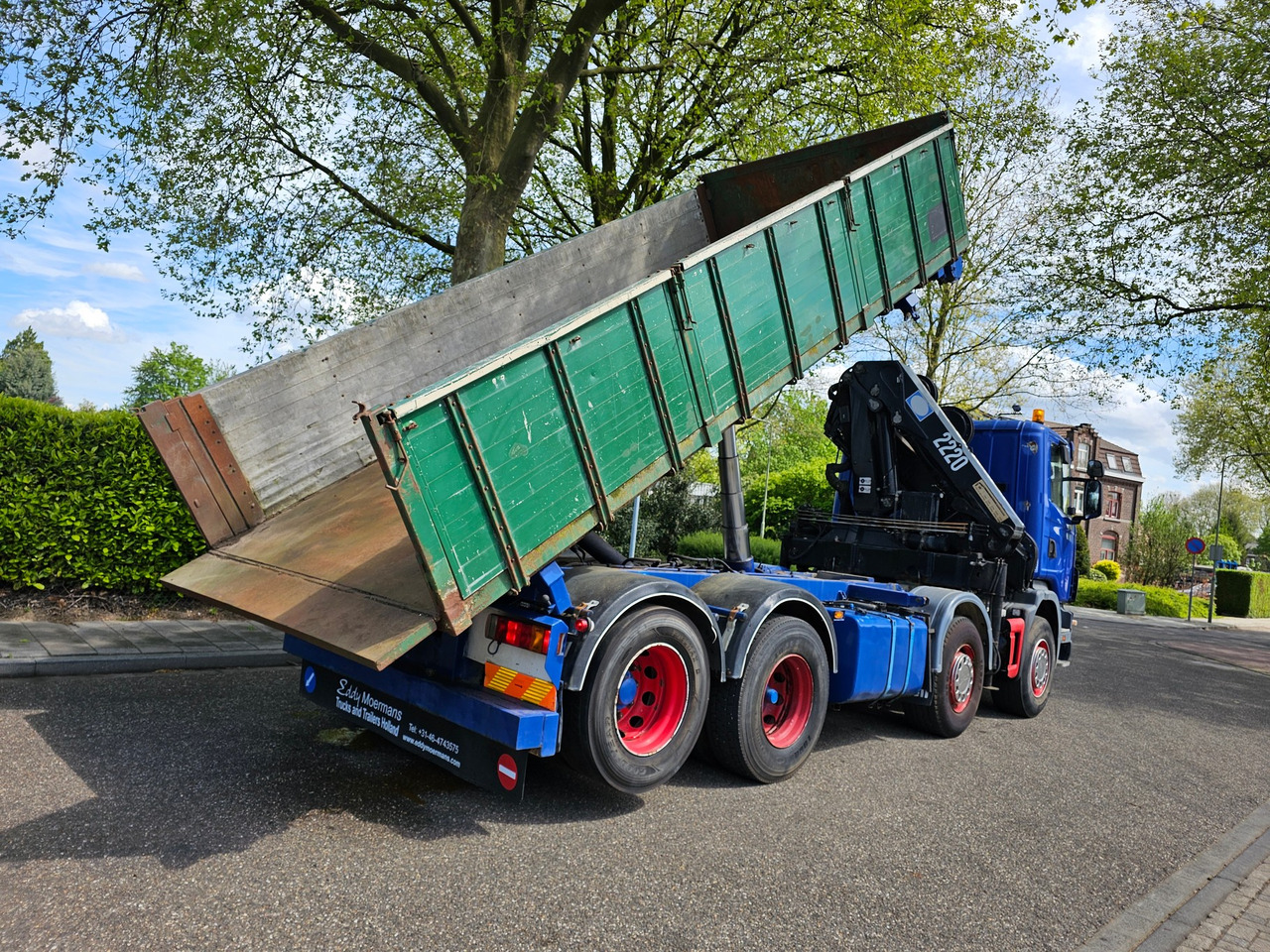 Crane truck Scania R 124G 420 8x2: picture 7