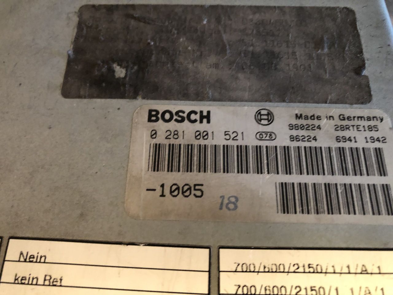 ECU for Truck CONTROL UNIT MAN TGA 0281010255: picture 8