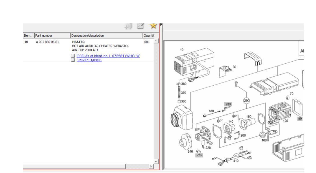 HOT AIR AUXILIARY HEATER WEBASTO AIR TOP 2000 AP1 ACTROS MP3 - Heating/ Ventilation for Truck: picture 2 HOT AIR AUXILIARY HEATER WEBASTO AIR TOP 2000 AP1 ACTROS MP3 - Heating/ Ventilation for Truck: picture 2