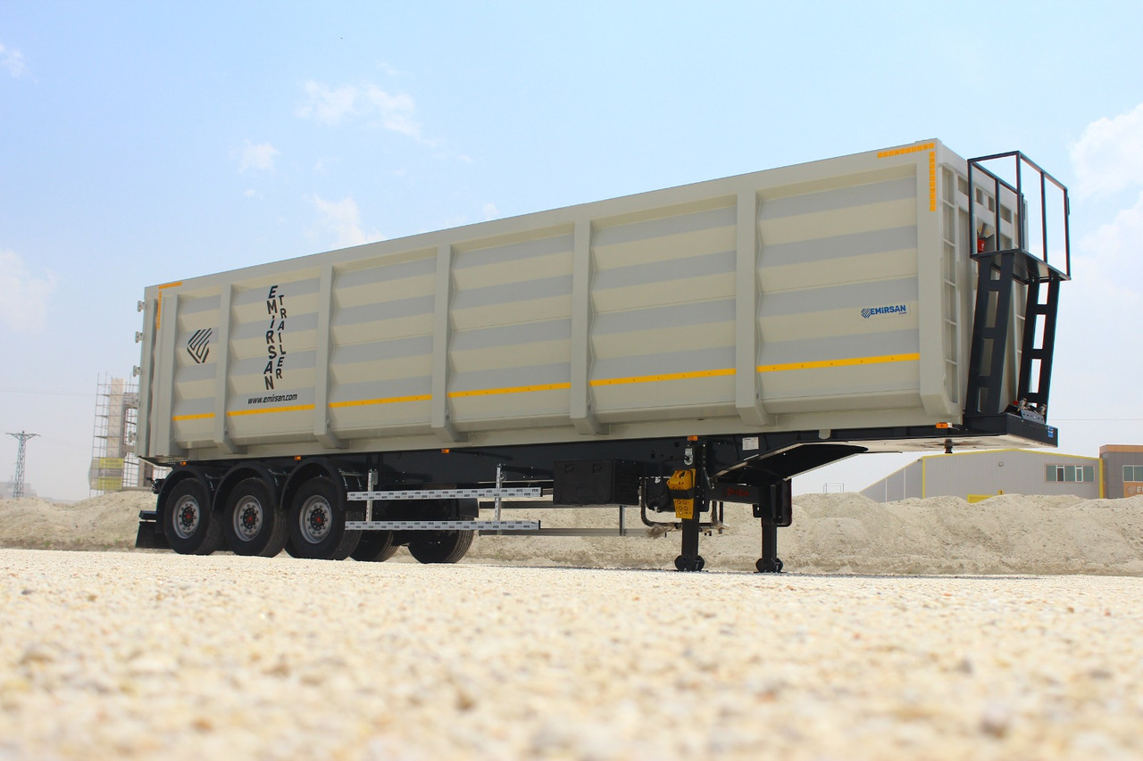 New Tipper semi-trailer EMIRSAN SAX AXLE // HARDOX BODY, METAL SCRAP TIPPER,: picture 6