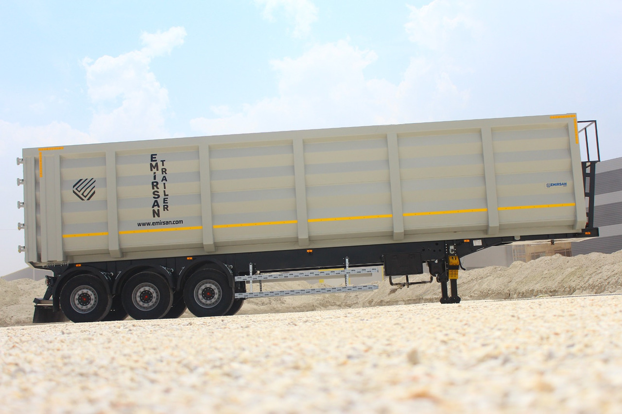 New Tipper semi-trailer EMIRSAN SAX AXLE // HARDOX BODY, METAL SCRAP TIPPER,: picture 7