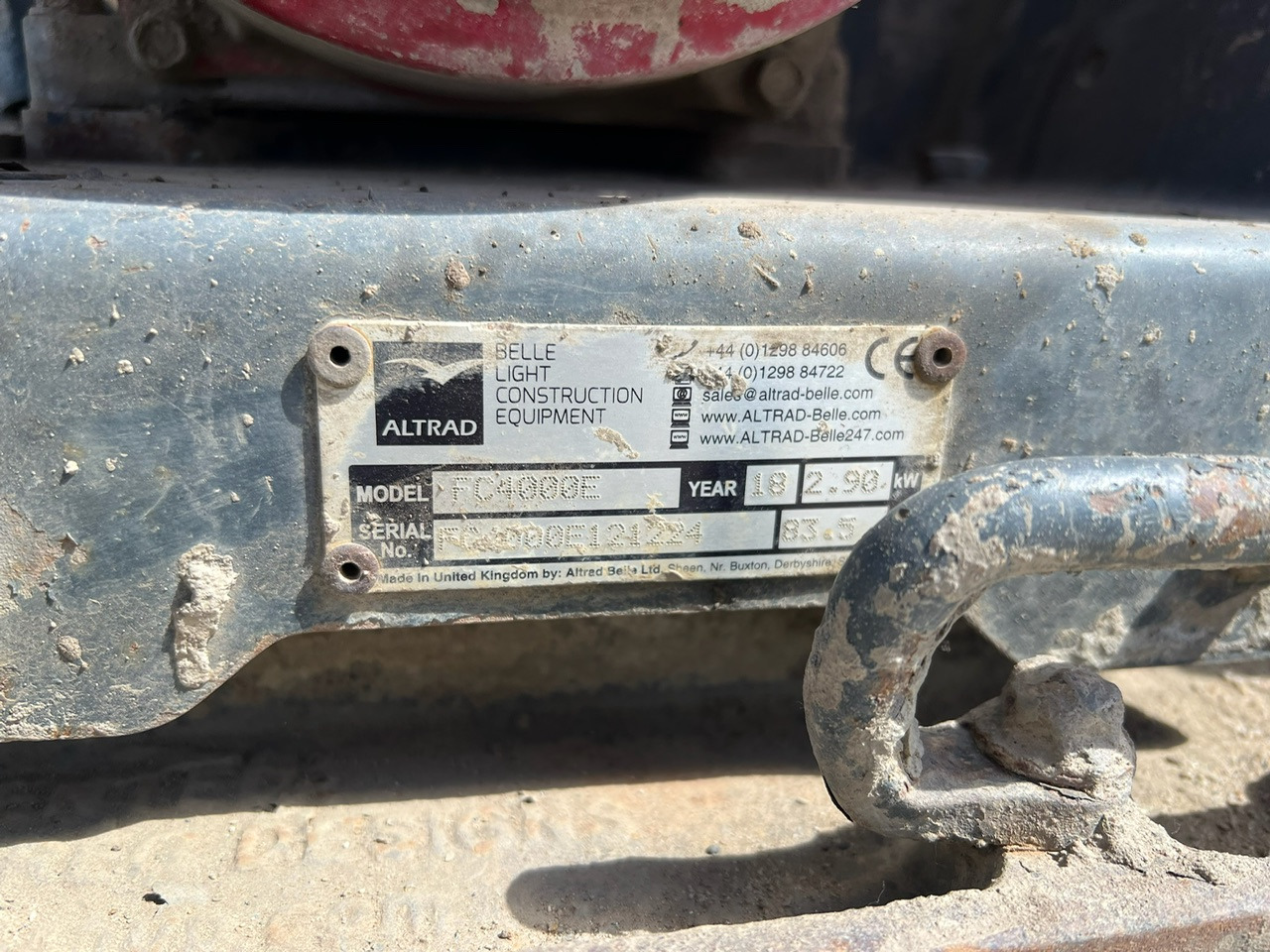 Zagęszczarka ALTRAD BELLE FC4000E PCX13/40 - Vibratory plate: picture 4 Zagęszczarka ALTRAD BELLE FC4000E PCX13/40 - Vibratory plate: picture 4