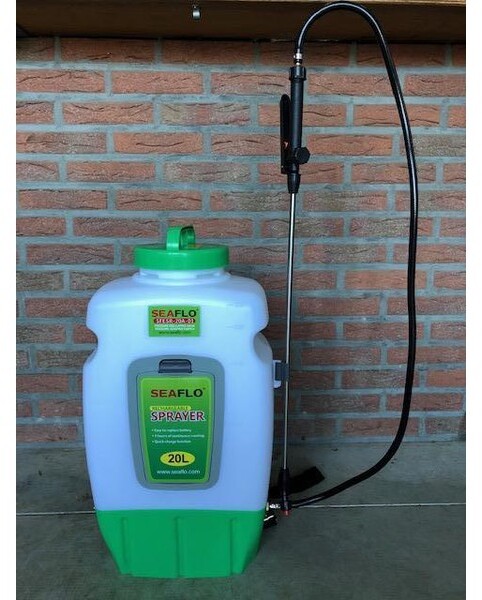 Seaflo Accu rug spuit, 20 liter - Tractor mounted sprayer: picture 1 Seaflo Accu rug spuit, 20 liter - Tractor mounted sprayer: picture 1
