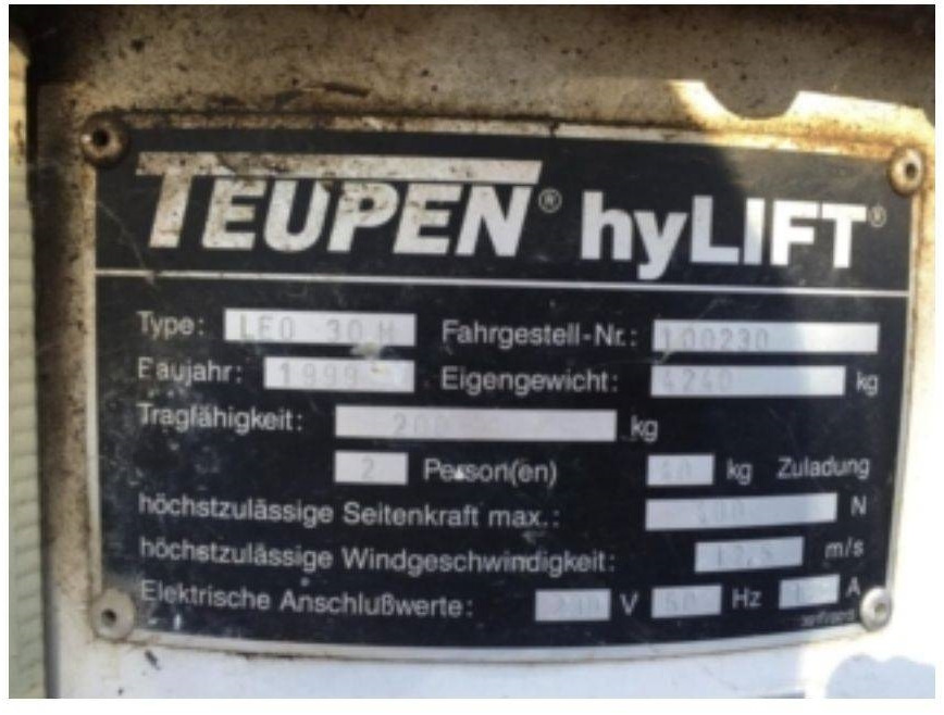 Aerial platform Teupen LEO 30: picture 6 Aerial platform Teupen LEO 30: picture 6