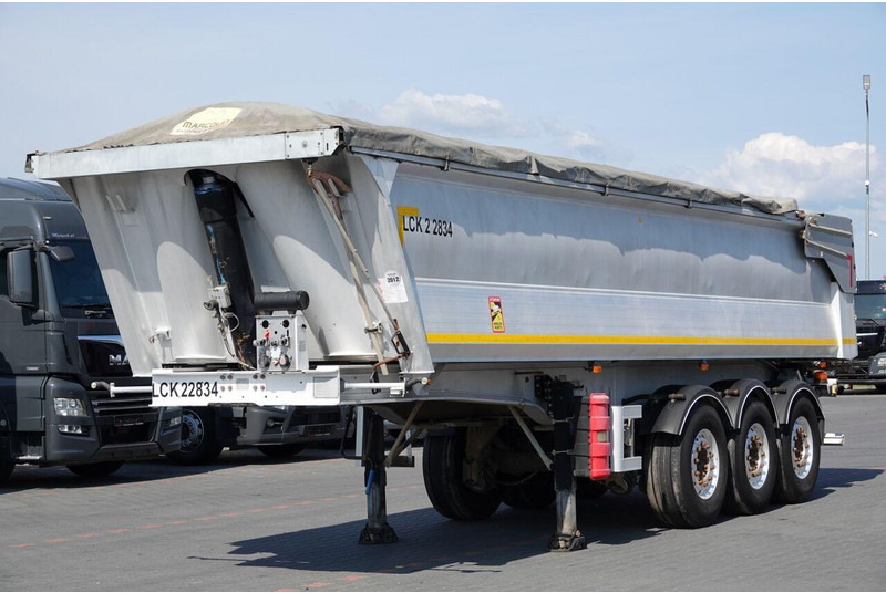Benalu WYWROTKA 27 m3 / ALUMINIOWA / HYDRAULICZNA KLAPA / 2 OSIE PODNOS - Tipper semi-trailer: picture 1 Benalu WYWROTKA 27 m3 / ALUMINIOWA / HYDRAULICZNA KLAPA / 2 OSIE PODNOS - Tipper semi-trailer: picture 1