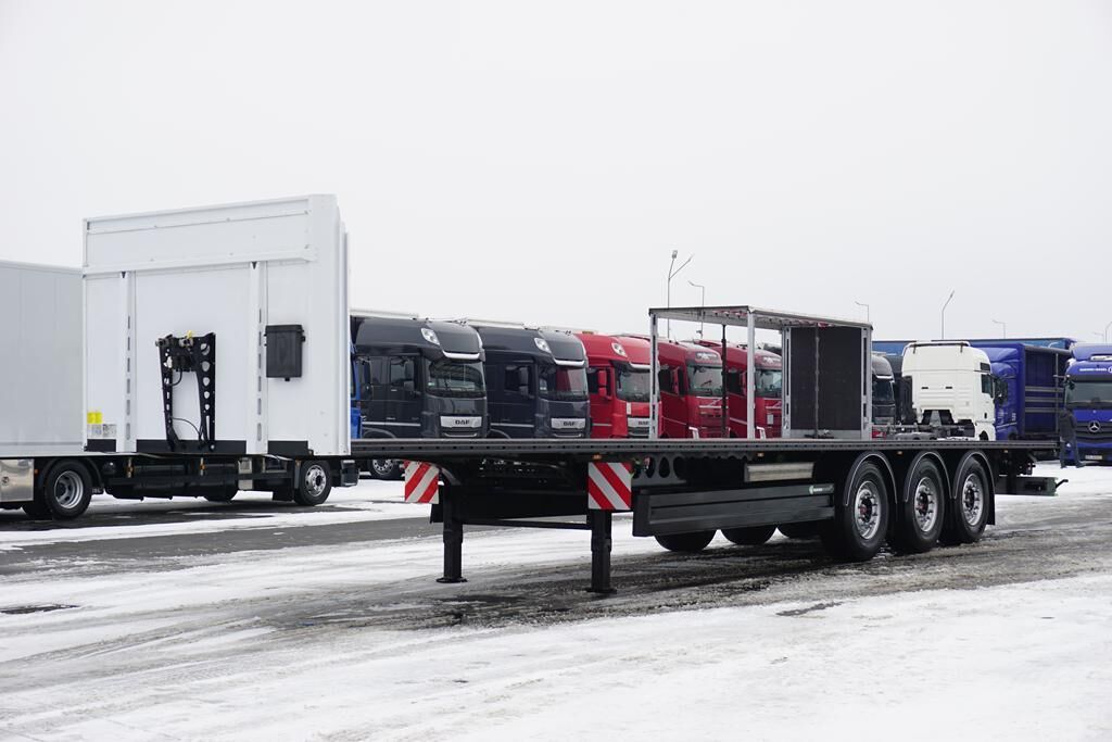 Berger / PLATFORMA / MULTI LOCK / OŚ PODNOSZONA - Dropside/ Flatbed semi-trailer: picture 1 Berger / PLATFORMA / MULTI LOCK / OŚ PODNOSZONA - Dropside/ Flatbed semi-trailer: picture 1