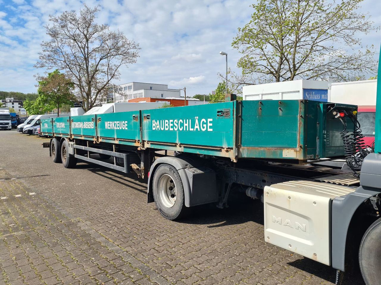 Clemens - Dropside/ Flatbed semi-trailer: picture 2 Clemens - Dropside/ Flatbed semi-trailer: picture 2
